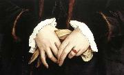HOLBEIN, Hans the Younger Christina of Denmark France oil painting artist